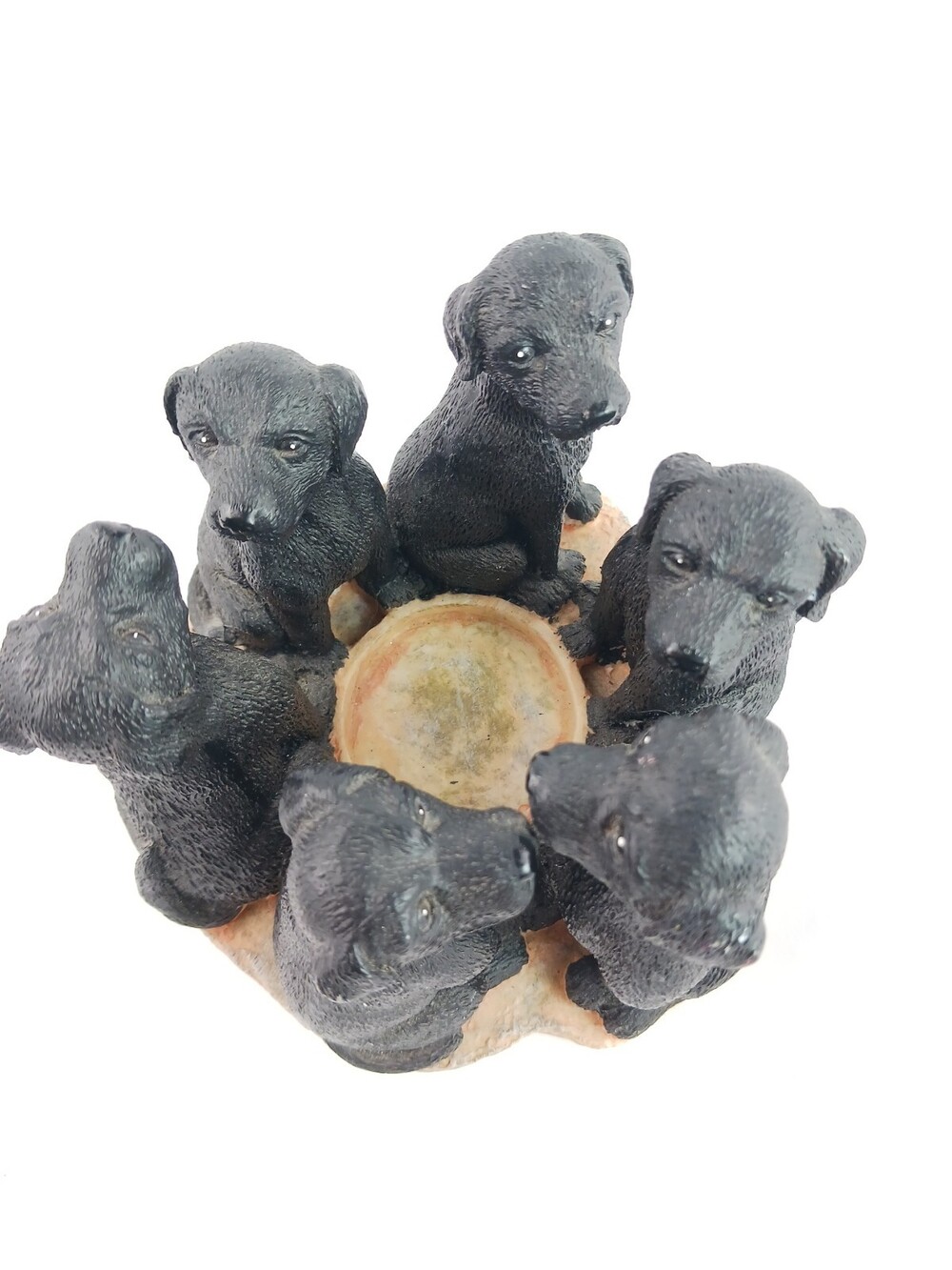 Black Lab Circle Votive Candle Holder Continental Creations #P608 S6328